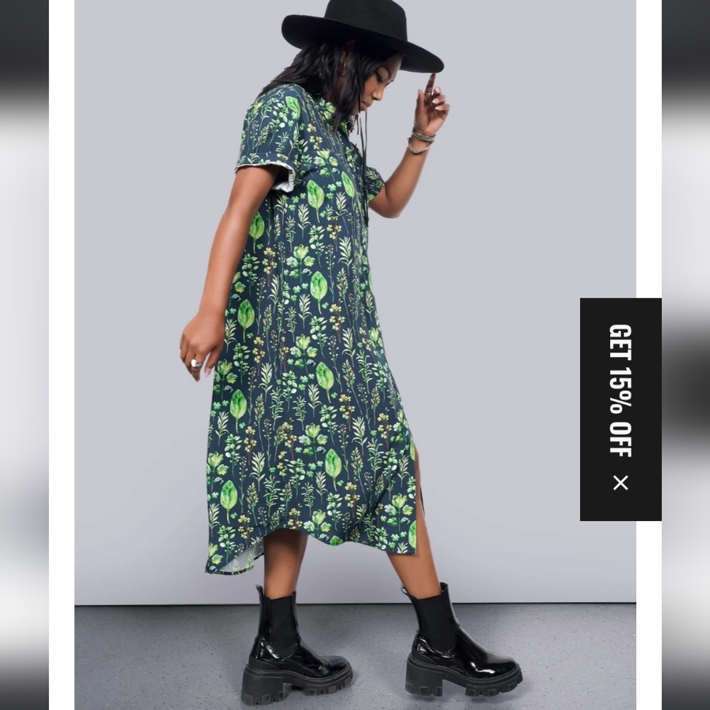 Wildfang "The Empower Shirt Dress" - Picture 3 of 12